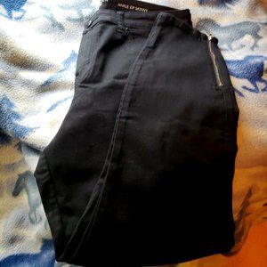 Jennifer Lopez Skinny Ankle Zipper Jeans Size 12 Black